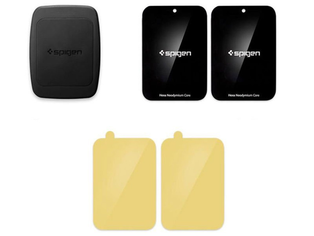 Uchwyt samochodowy Spigen Kuel H12 magnetyczny na kratkę black