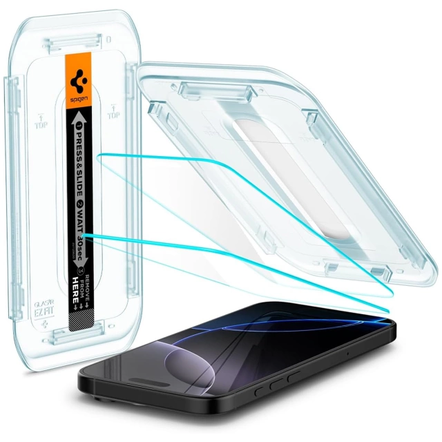 Szkło Hartowane Spigen Glas.Tr ”Ez Fit” 2-Pack do iPhone 16 Pro Max