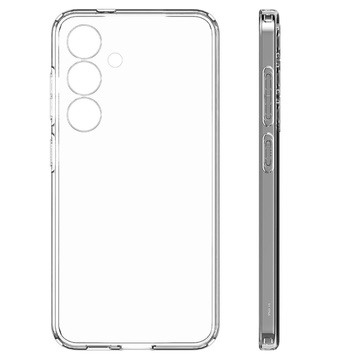 Hülle für Samsung Galaxy S24 Spigen Liquid Crystal Case Handyhülle Rückseite aus kristallklarem Glas