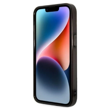 Etui ochronne na telefon Karl Lagerfeld KLHCP14LTGKCK do Apple iPhone 14 Pro 6,1" hardcase czarny/black Gradient Ikonik Karl & Choupette