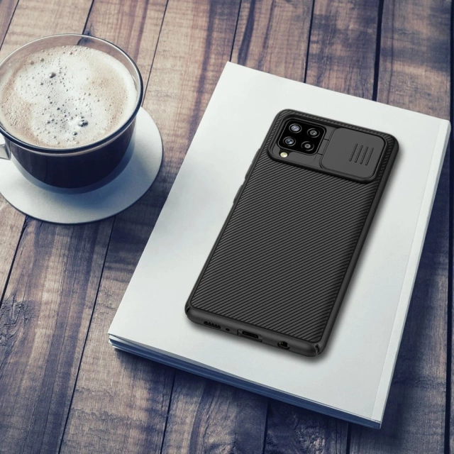 Nillkin CamShield Pro Case pancerne etui pokrowiec osłona na aparat kamerę Samsung Galaxy A42 5G czarny