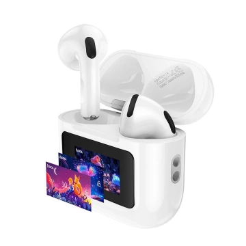 Hoco EW73 TWS Weiß Bluetooth 5.4 Touchscreen-Kopfhörer