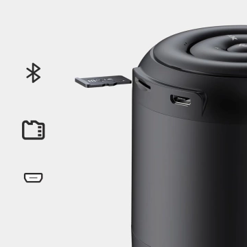 Joyroom 5W przenośny bezprzewodowy głośnik Bluetooth czarny (JR-ML01)