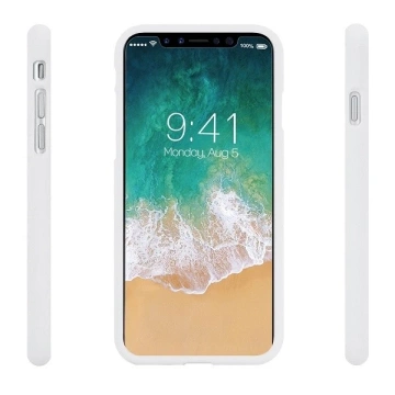 Mercury Soft Handyhülle für iPhone Xs Max weiß/weiß
