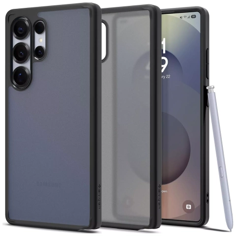 Samsung Galaxy S25 Ultra Spigen Ultra Hybrid Case Cover Frostschwarz