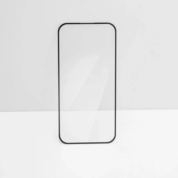 Gehärtetes Glas iPhone 16 Pro Forcell Ultra Clear Glass Schwarz 9H
