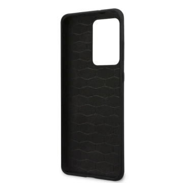 BMW BMHCS69MSILBK Hard Case für Galaxy S20 Ultra G988 schwarz/schwarz Silikon M Collection