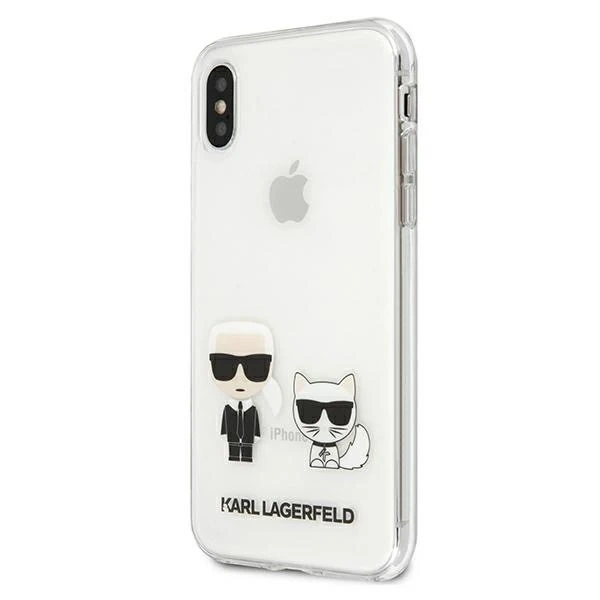 Etui Karl Lagerfeld KLHCPXCKTR do Apple iPhone X/Xs hardcase Karl & Choupette