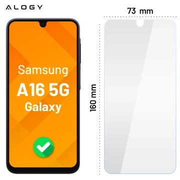 Gehärtetes Glas für Apple iPhone 16 Pro Max Displayschutzfolie 9H Alogy Heavy Pro™️