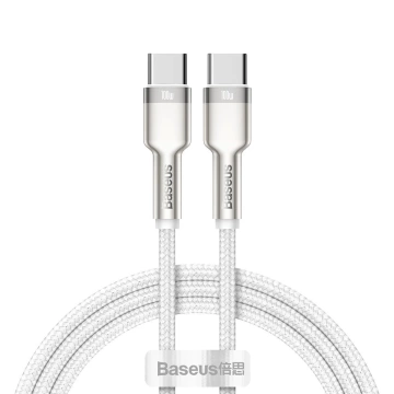 Baseus Cafule USB-C auf USB-C Kabel, 100W, 1m (weiß)