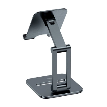 Baseus Desktop Biaxial Faltbarer Smartphone-Ständer aus Metall/Ständer grau (LUSZ000013)