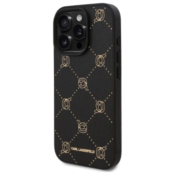 Karl Lagerfeld Hülle für iPhone 16 Pro Max 6,9" Schwarz Magsafe Karl Head