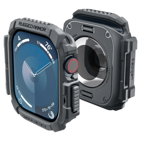 ETUI DO APPLE WATCH 10 (46MM) SZARE DARK GREY SPIGEN RUGGED ARMOR