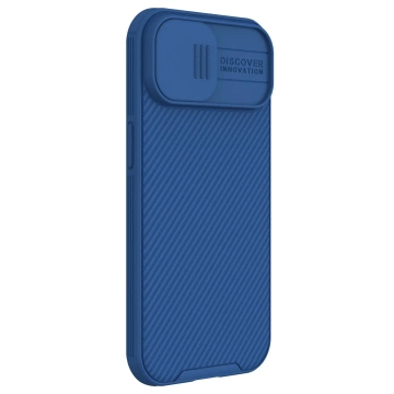 Nillkin CamShield Pro magnetische Hülle für iPhone 15 Plus mit Kameraschutz – Blau