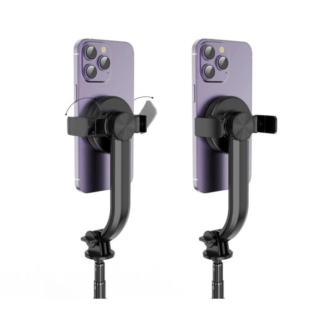 Selfie Stick L04S Magsafe Bluetooth statyw Tripod Black