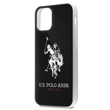 Etui na telefon US Polo Shiny Big Logo iPhone 12 mini 5,4" czarny/black 