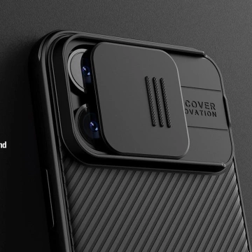 Nillkin CamShield Pro magnetische Hülle für iPhone 15 Plus mit Kameraschutz – Blau