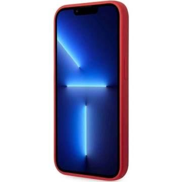 Tumi Liquid Silicone Hardcase für iPhone 14 Pro rot/rot