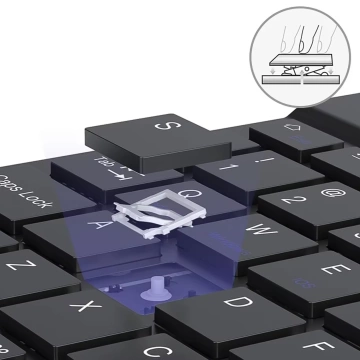Universelle drahtlose 10-Zoll-Bluetooth-Tastatur