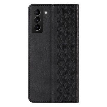 Magnetband Hülle Hülle für Samsung Galaxy S22 (S22 Plus) Tasche Geldbörse Mini Lanyard Anhänger Schwarz