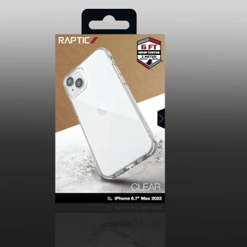 Raptic Clear Case iPhone 14 Plus gepanzerte durchsichtige Hülle