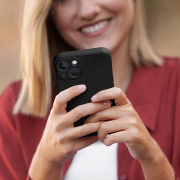 Silikon Mag Cover für IPHONE 14 schwarz