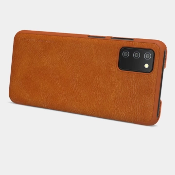 Nillkin Qin Lederholster für Samsung Galaxy A03s rot