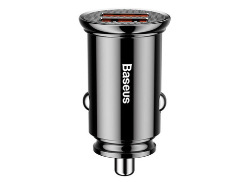Baseus Dual Quick QC 3.0 2x USB 30W Autoladegerät schwarz