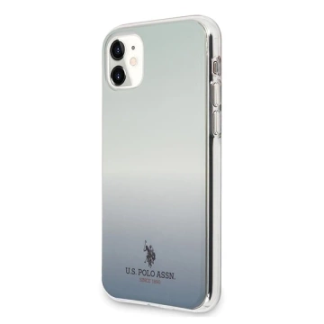 US Polo Gradient Pattern Collection iPhone 11 blau/blaue Handyhülle