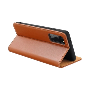 Smart Pro Book Case für Samsung S25 Edge Leder Braun