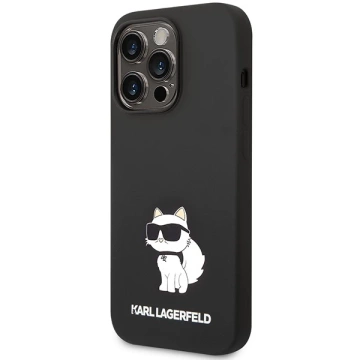 Etui Karl Lagerfeld KLHMP14LSNCHBCK für iPhone 14 Pro 6,1" Hardcase Silikon Choupette MagSafe