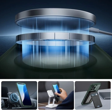 Etui ESR Classic Pro Set MagSafe iPhone 16 Pro Max Zielony