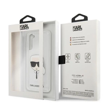 Karl Lagerfeld KLHCS21MKTR S21 G996 Hardcase Transparent Karl`s Head