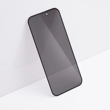 Panzerglas für iPhone 16 Pro Forcell Privacy Glass schwarz 9H