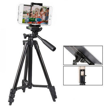 Universalstativ Alogy Tripod Handyhalter 1/4 Ständer für GoPro Kameras mit Bluetooth Fernbedienung, Gehäuse Schwarz