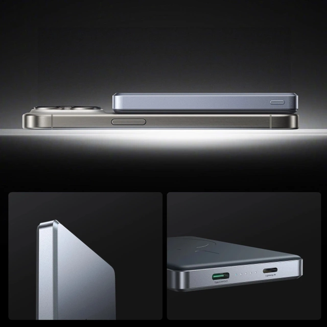 Powerbank Joyroom JR-PBM08 Pro 10000mAh Bezprzewodowy Szary