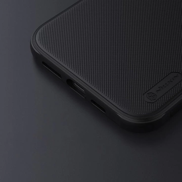 Nillkin Super Frosted Shield gehärtete Hülle für iPhone 12 Pro Max schwarz