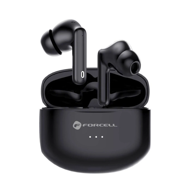 Forcell F-Audio TWS Clear Sound Kabellose Kopfhörer Schwarz