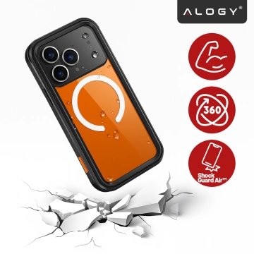 Alogy HydroArmor™ IP68 Hülle für Apple iPhone 17 Pro 6,3" - Schwarz