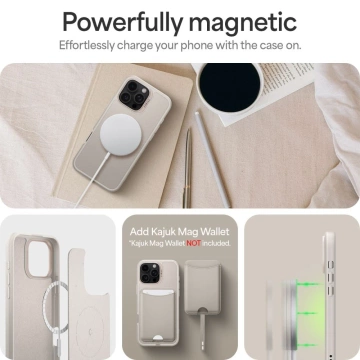Spigen-Hülle für iPhone 16 Pro Max Cyrill Kajuk Classic Charm Mag Magsafe Cream