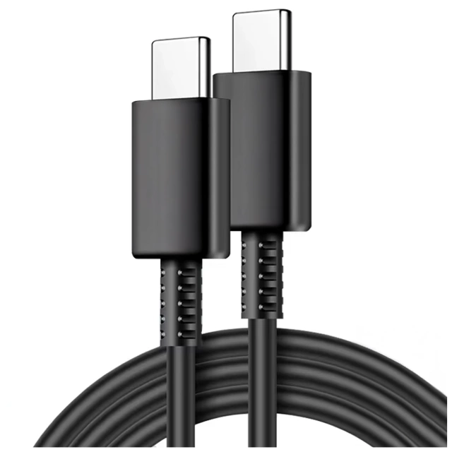 Oryginalny kabel Samsung USB-C do USB-C EP-DW767 do ładowania 1.8m 3A 25W / 45W Czarny