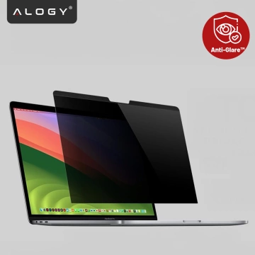 Magnetische Sichtschutzfolie für MacBook Air 15" (2023–2025) – Sichtschutz, einfache Installation, Aufbewahrungsabdeckung, Blendschutz – Alogy SecureView™