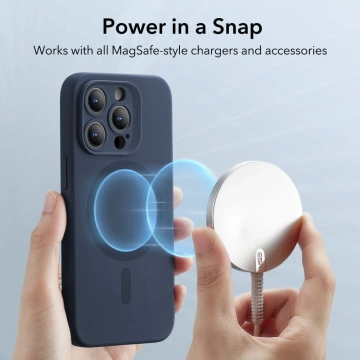 Etui ESR Cloud HaloLock magsafe für Iphone 15 Pro Max dunkelblau