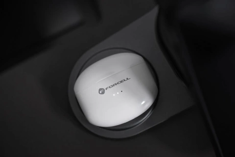 Forcell F-Audio TWS Clear Sound Kabellose Kopfhörer BT 5.3 Weiß