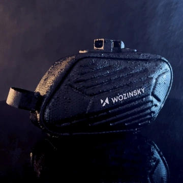 Wozinsky Fahrradsatteltasche wasserdicht 1,5 l schwarz (WBB27BK)