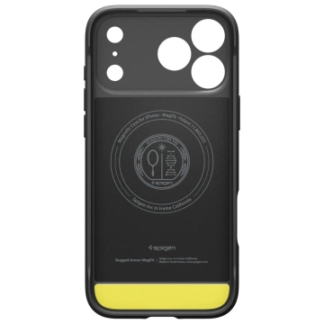 Etui Spigen Rugged Armor Mag MagSafe iPhone 17 Pro Max Czarny