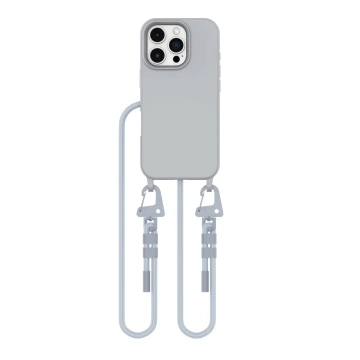 Etui do iPhone 16 Pro Max Tech-Protect Magnecklace MagSafe Grey