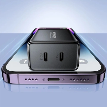 Joyroom JR-TCF09 Speed 40W – ładowarka sieciowa 2× USB-C PD/QC/AFC/FCP