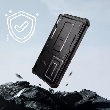 Samsung Galaxy S25 Ultra Hülle Schutzhülle Tech-Protect Kevlar Cam Schwarz