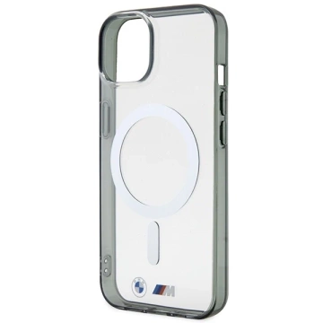 Etui BMW BMHMP14MHCRS für iPhone 14 Plus 6,7" Hardcase Silver Ring MagSafe